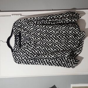 INC black and white top